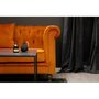 Voir la diapositive 3 : Paris Prix Canapé 3 Places en Velours  Chesterfield  217cm Orange