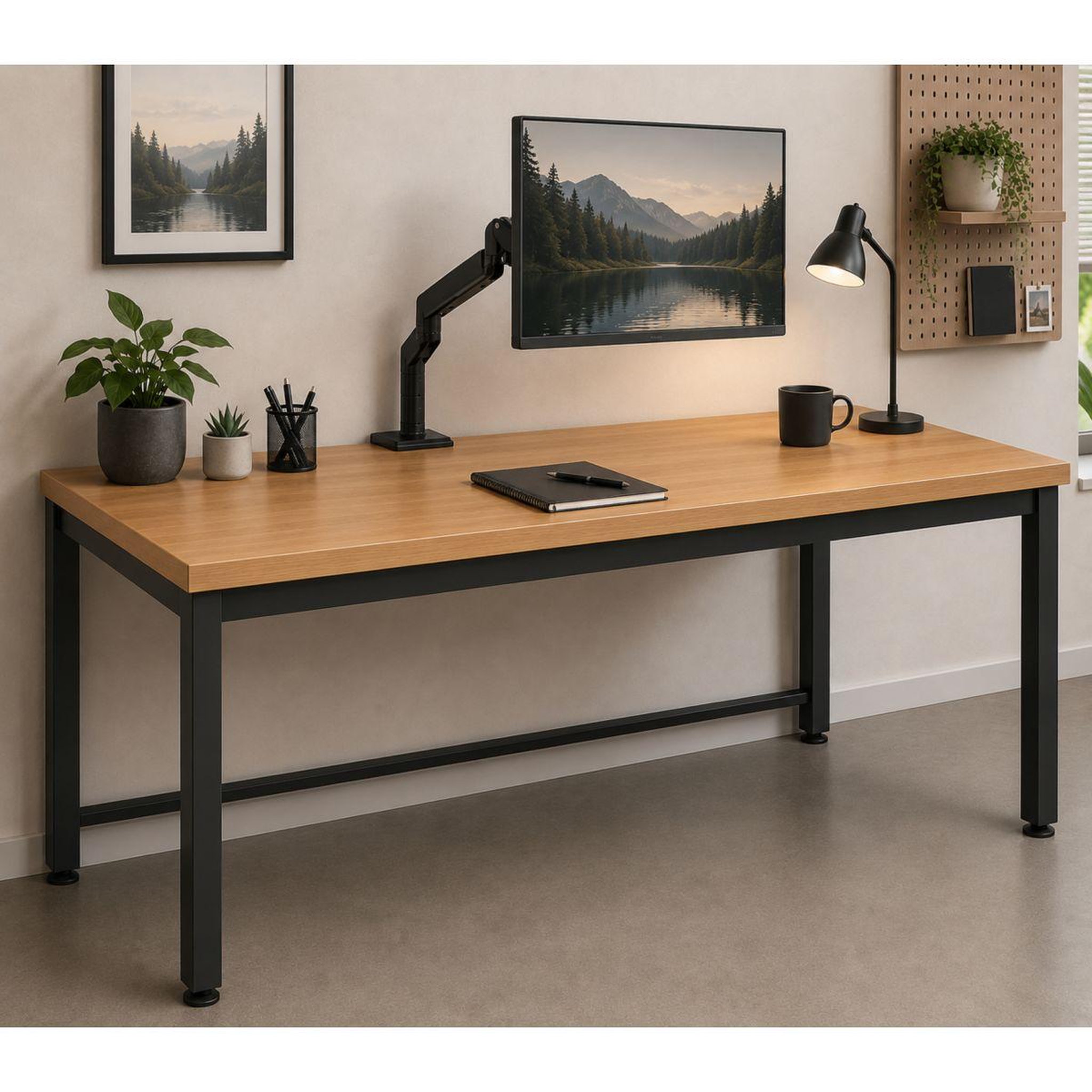 Voir la diapositive 2 : ESSENTIEL B Bras support moniteur simple de 15'' à 32''