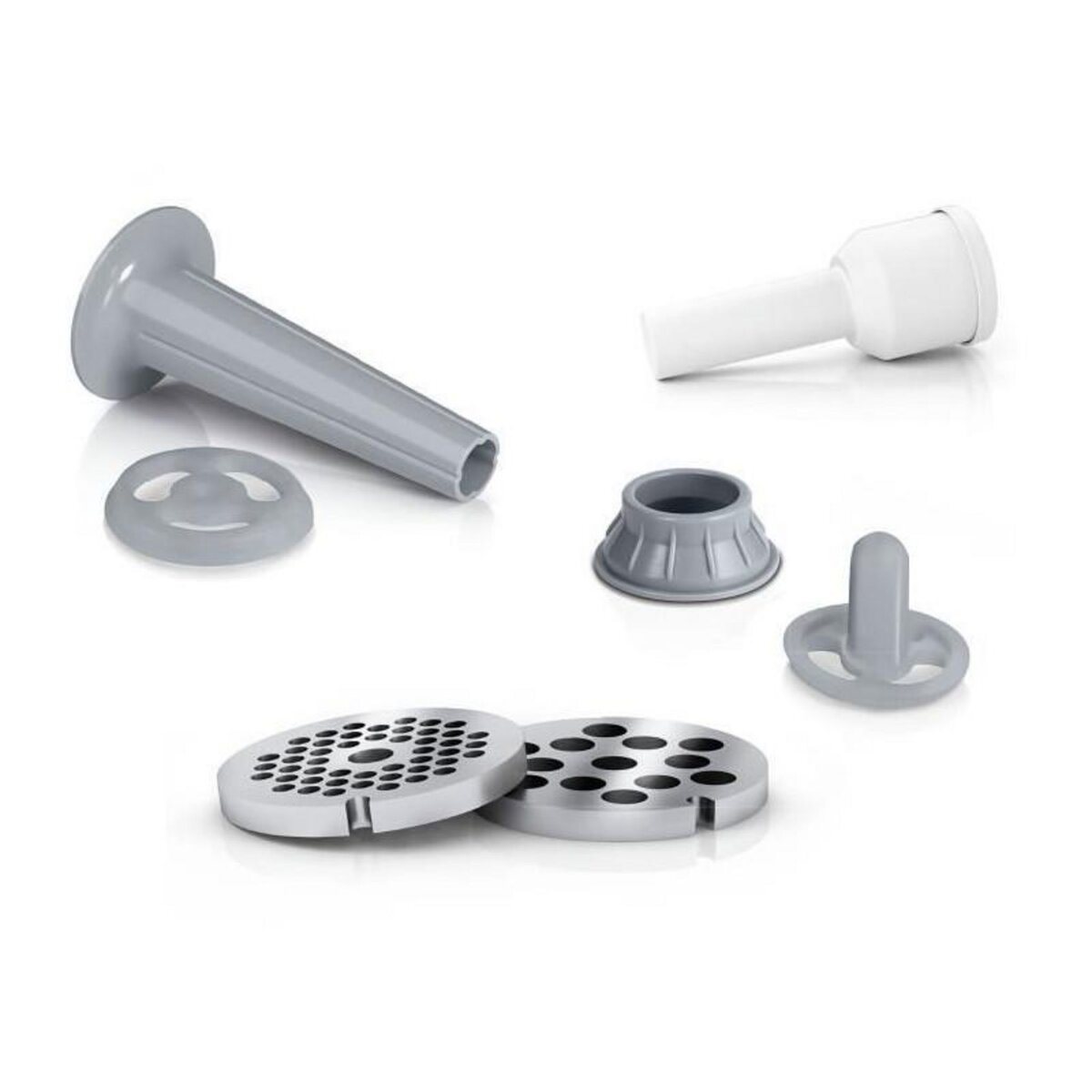 BOSCH Hachoir a viande SmartPower - BOSCH - MFW2520W - 2 grilles de hachoir - Garnisseur de saucisses - Blanc