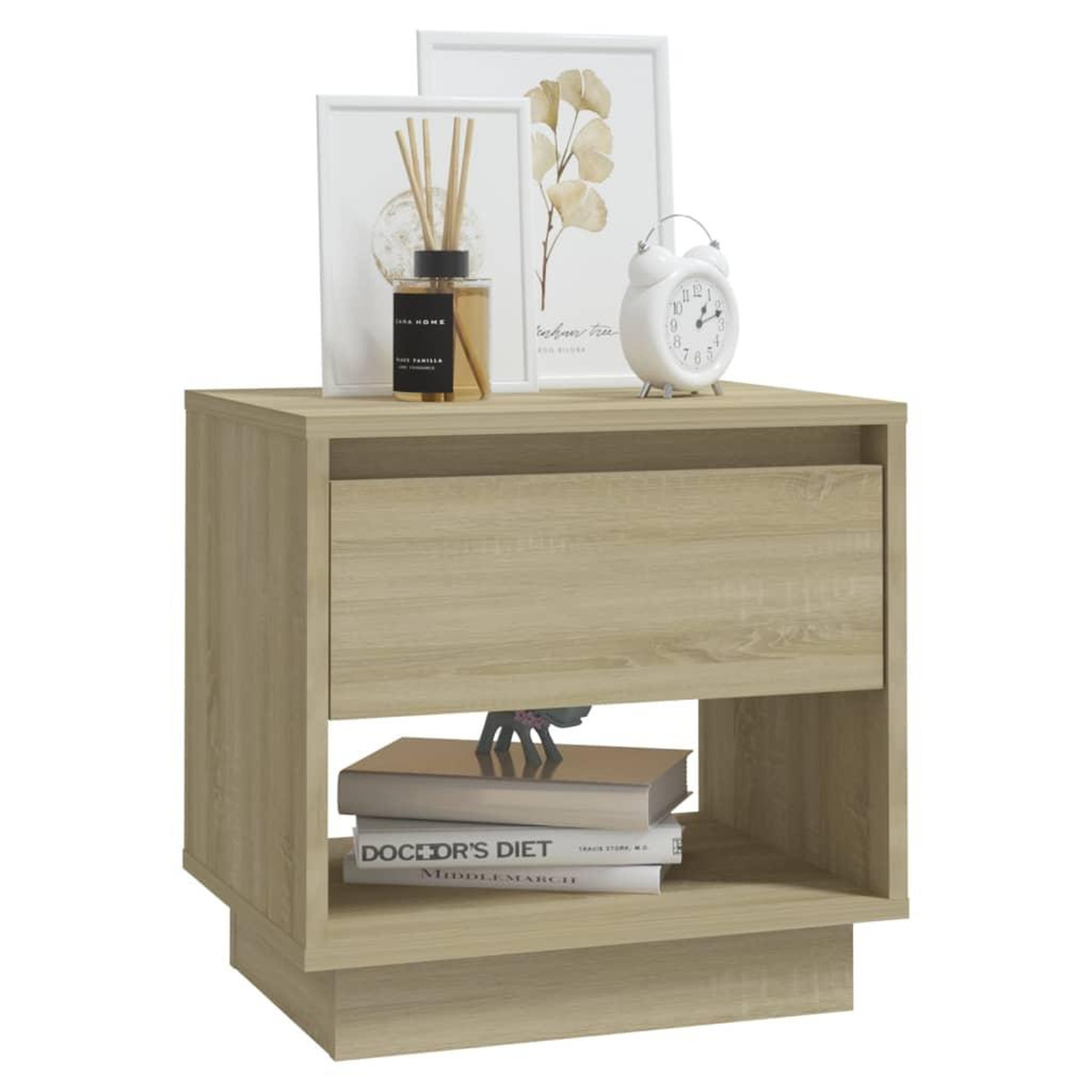 Voir la diapositive 4 : VIDAXL Tables de chevet 2 pcs Chene sonoma 45x34x44 cm Bois ingenierie