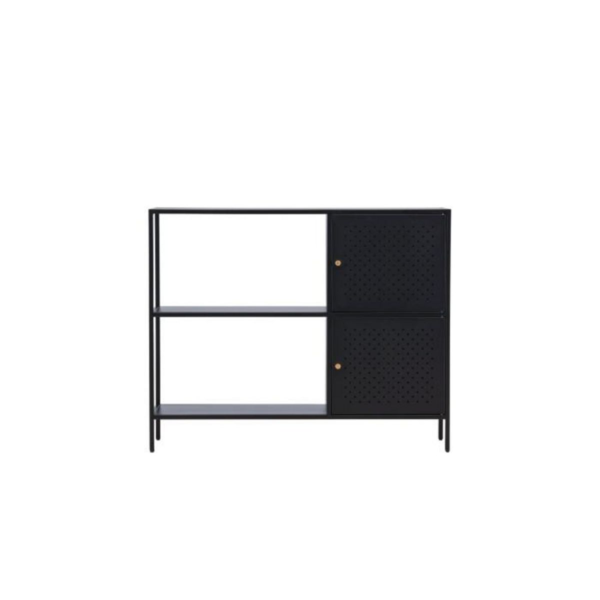 Paris Prix Console Design en Métal  Salta  100cm Noir