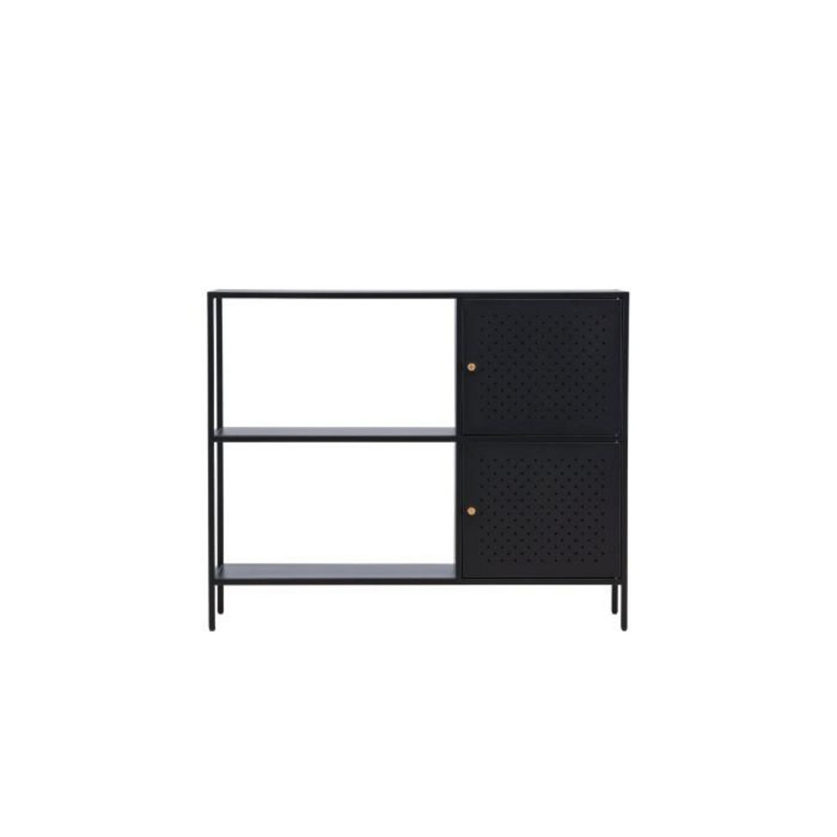 Paris Prix Console Design en Métal  Salta  100cm Noir
