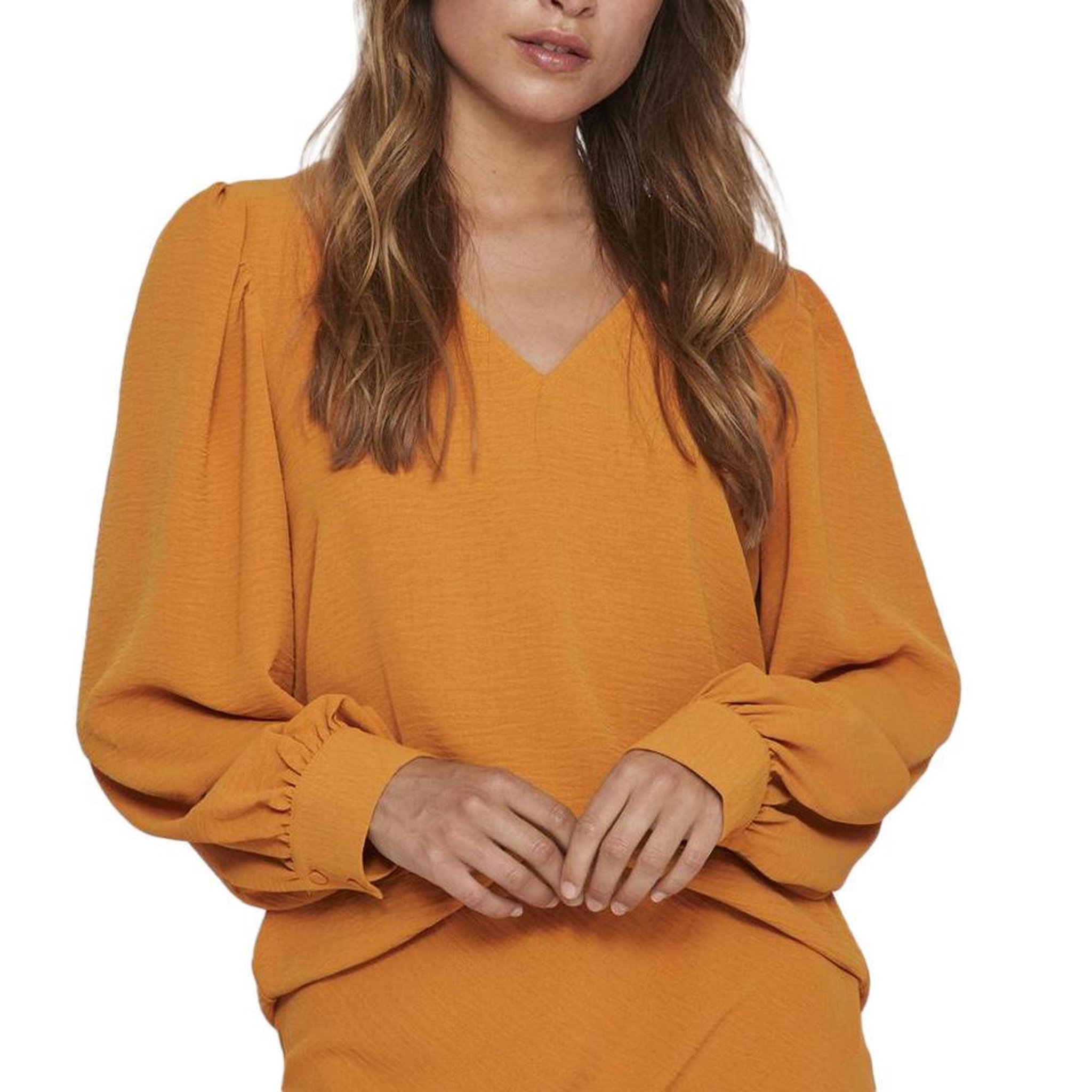 Vila Blouse Jaune Femme Vila Gaja. Coloris disponibles : Jaune