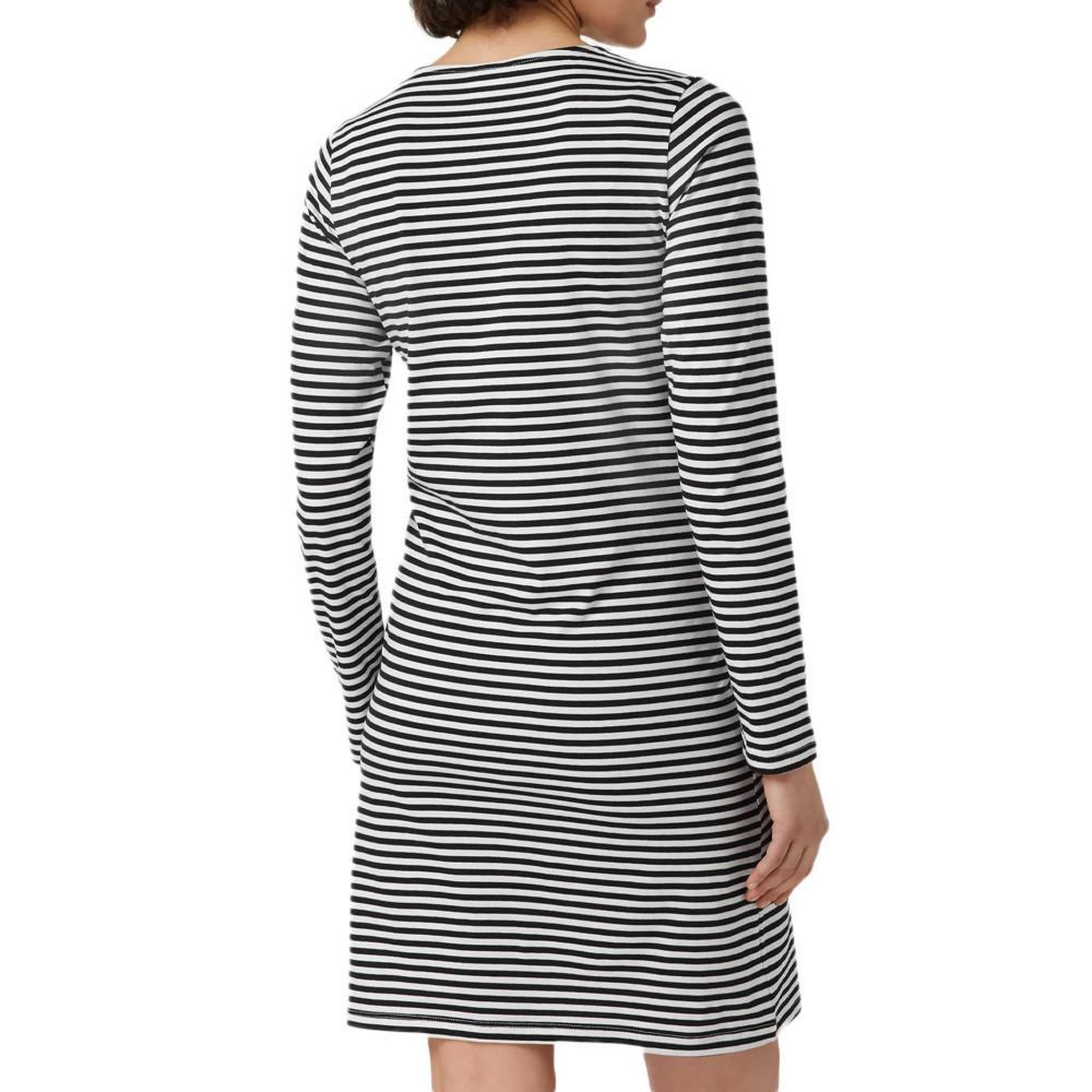 Voir la diapositive 2 : MAMALICIOUS Chemise de nuit Noir/Blanc Femme Mamalicious Holly
