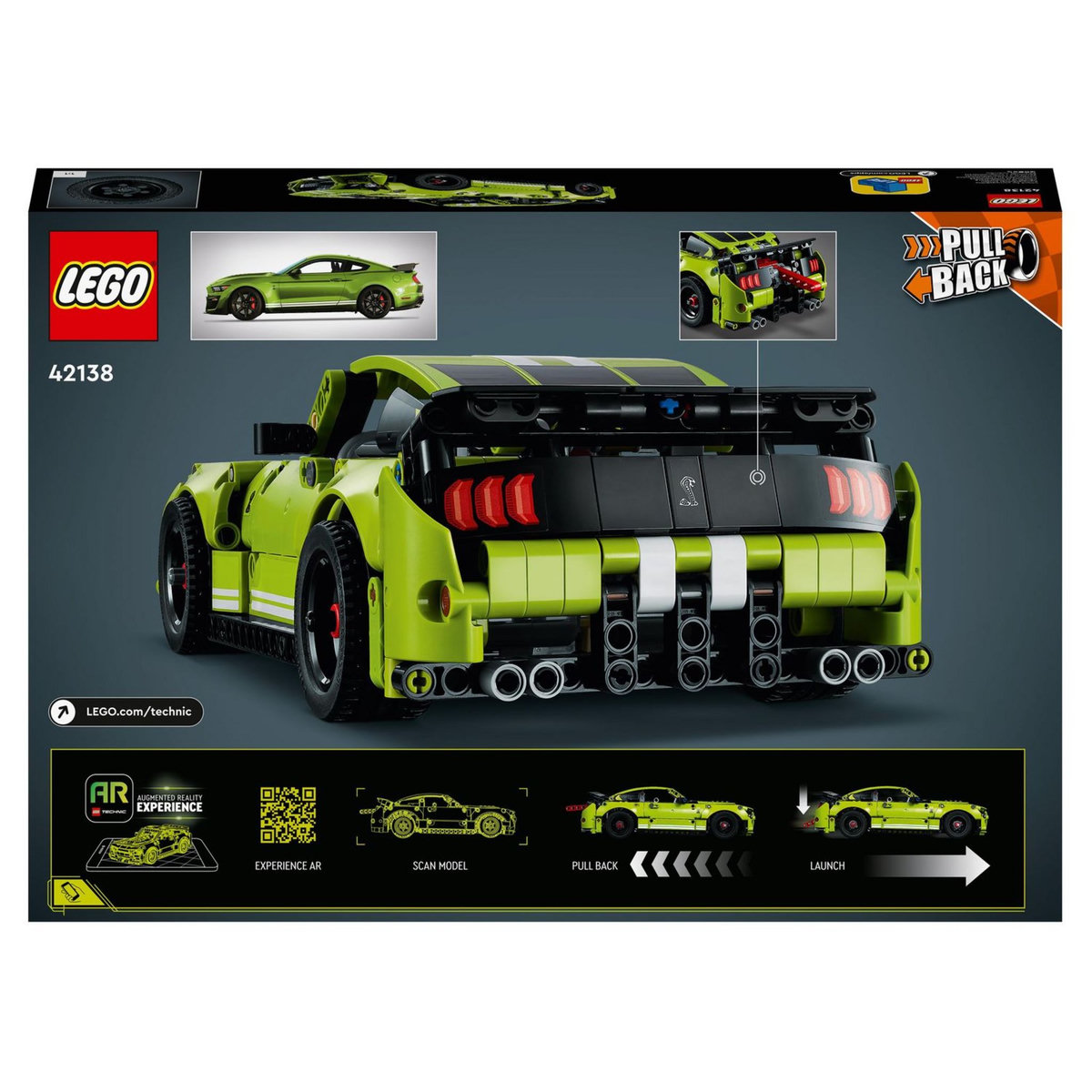 LEGO Technic 42138 La Ford Mustang Shelby GT500 Jouet Voiture de Course