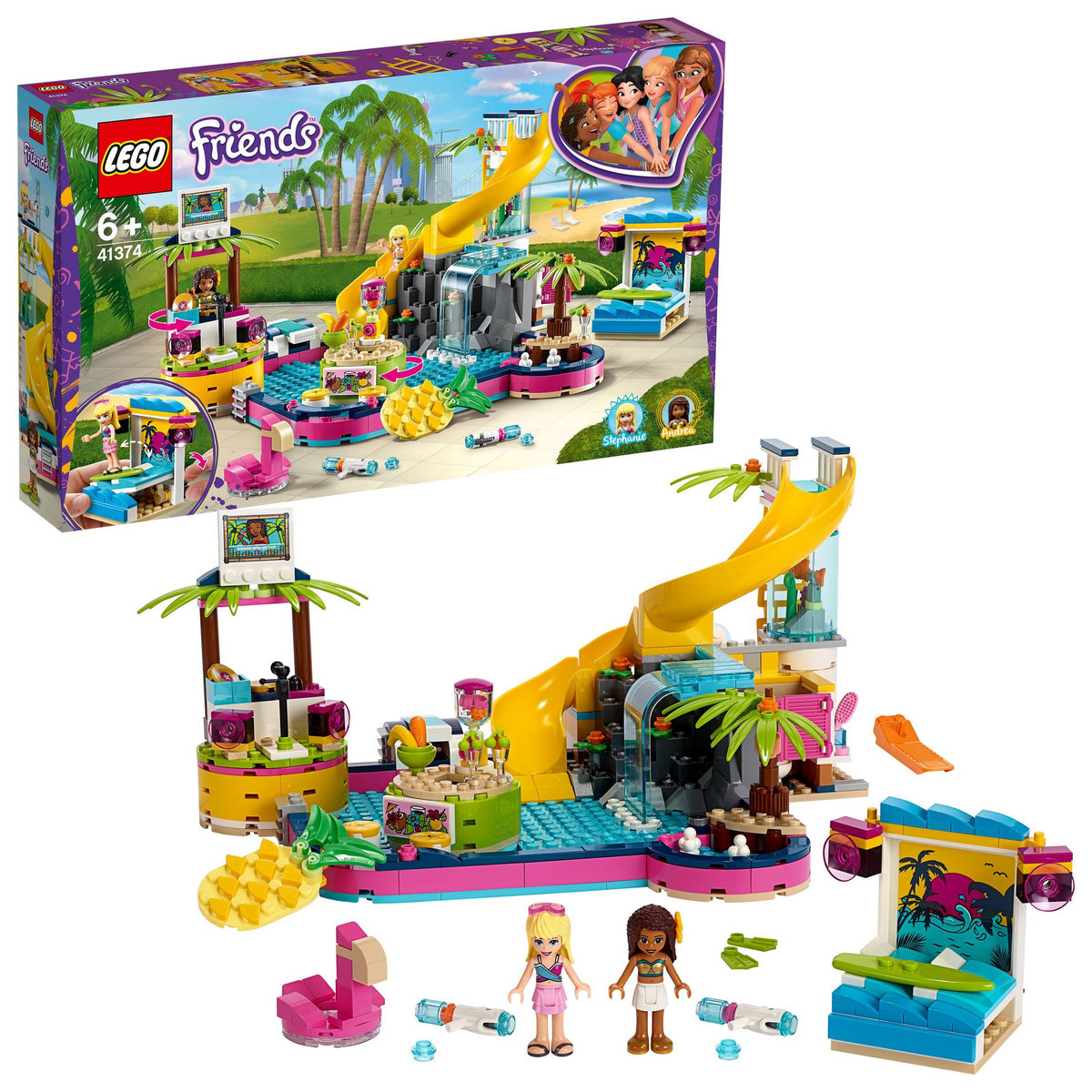LEGO Friends 41374 - La soirée piscine d'Andréa