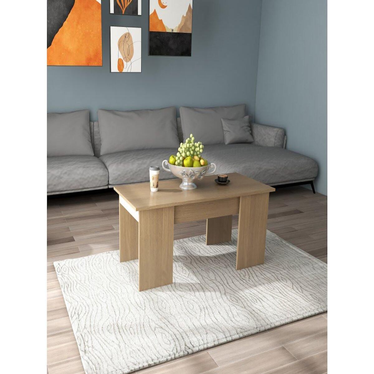 Habitat et Jardin Table basse  Diana  - 102 x 50 x 43 cm - Chêne