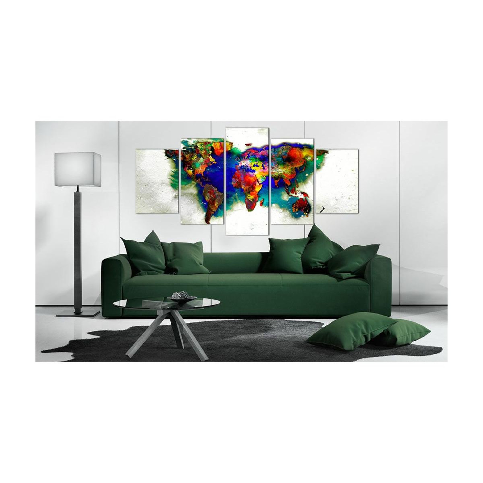 Voir la diapositive 2 : Paris Prix Tableau Imprimé  Green Planet