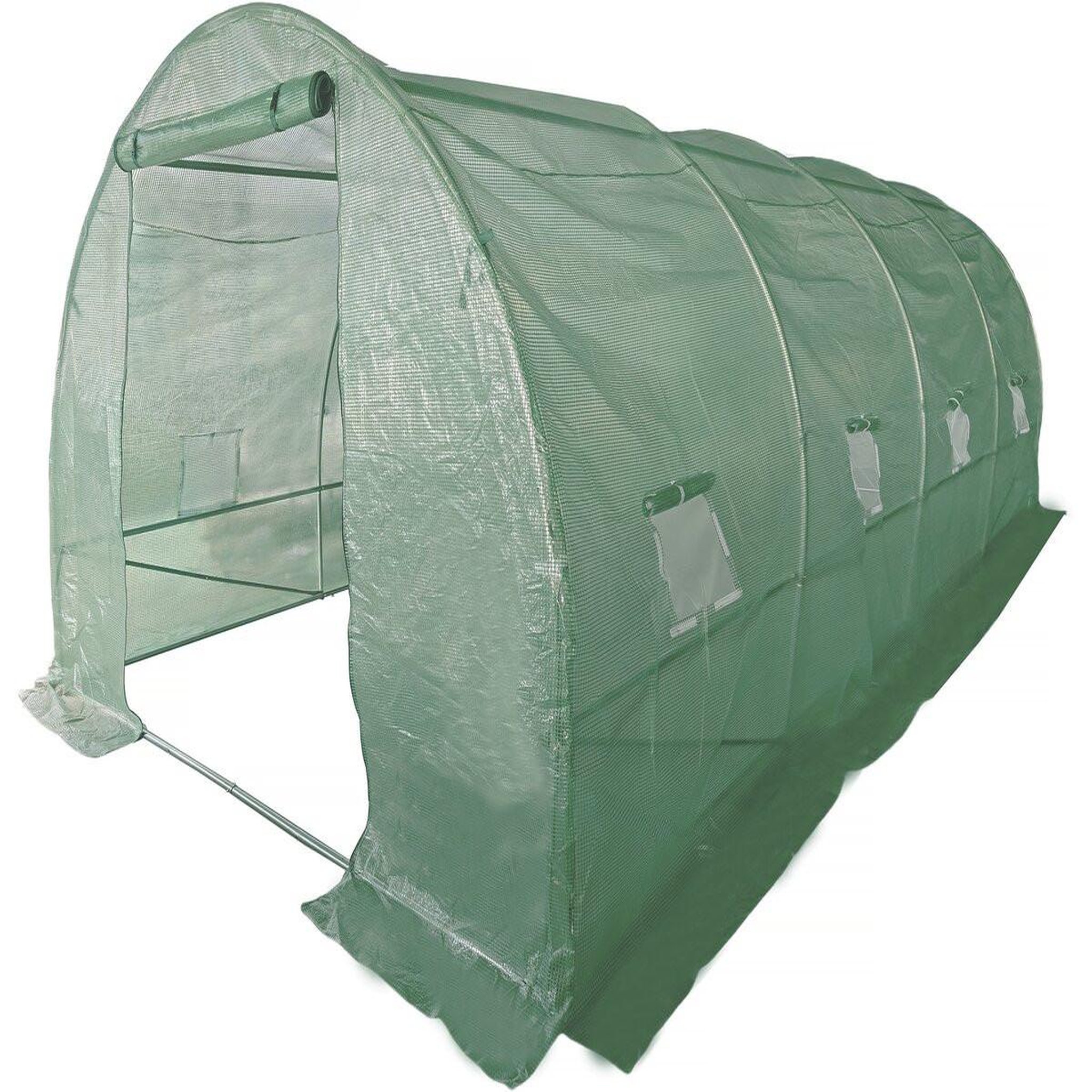 Habitat et Jardin Serre tunelle de jardin 6 x 3 m  lys  - 18 m² - 140g - vert