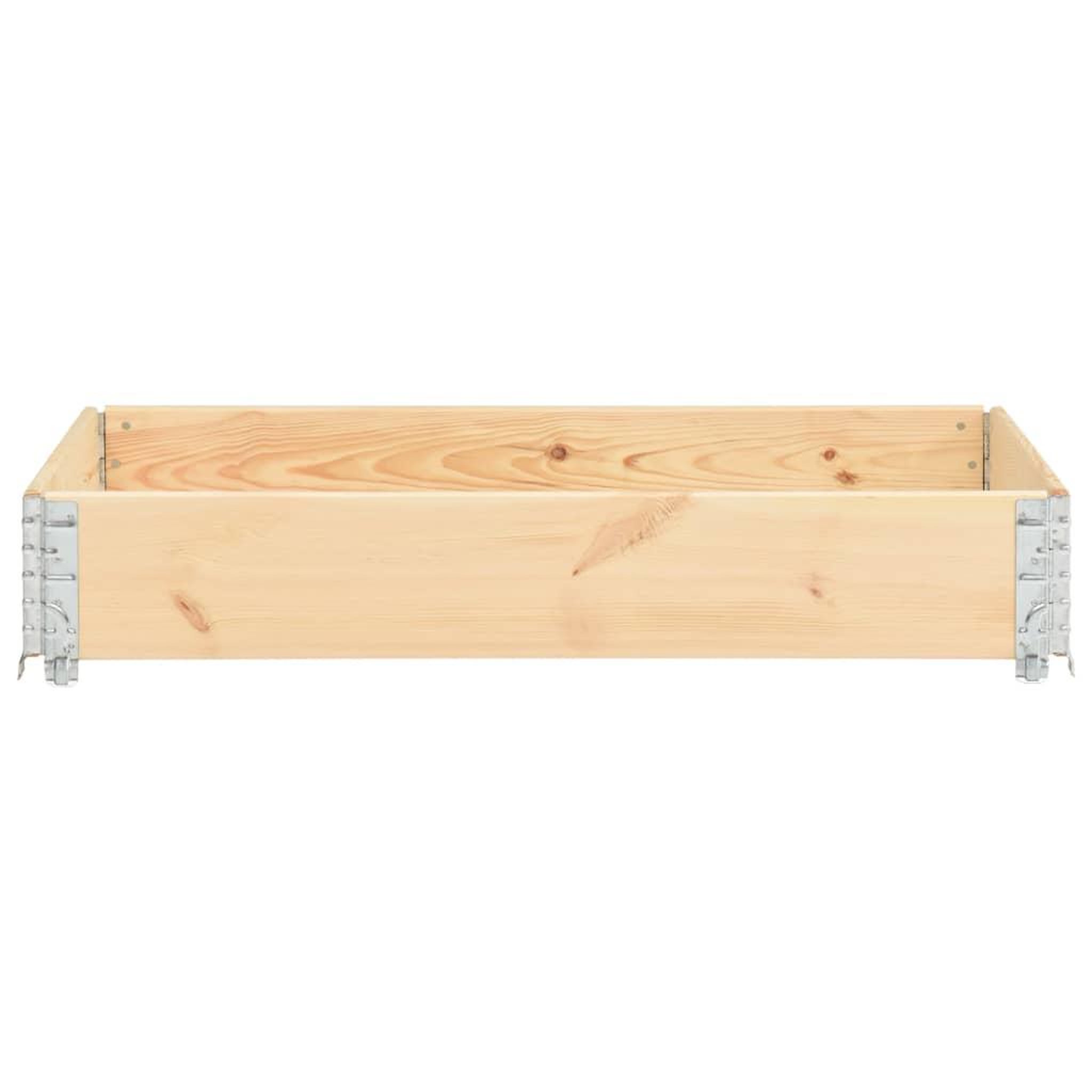 Voir la diapositive 3 : VIDAXL Collier de palette 80x120 cm Bois de pin solide