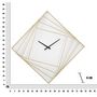 Voir la diapositive 6 : Paris Prix Horloge Murale en Métal  Goldy Line  85cm Or