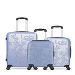 LES P'TITES BOMBES LPB LPB LUGGAGE - Lot de 3 - Valise weekend, valise cabine et valise cabine XXS NAIS. Coloris disponibles : Beige, Noir