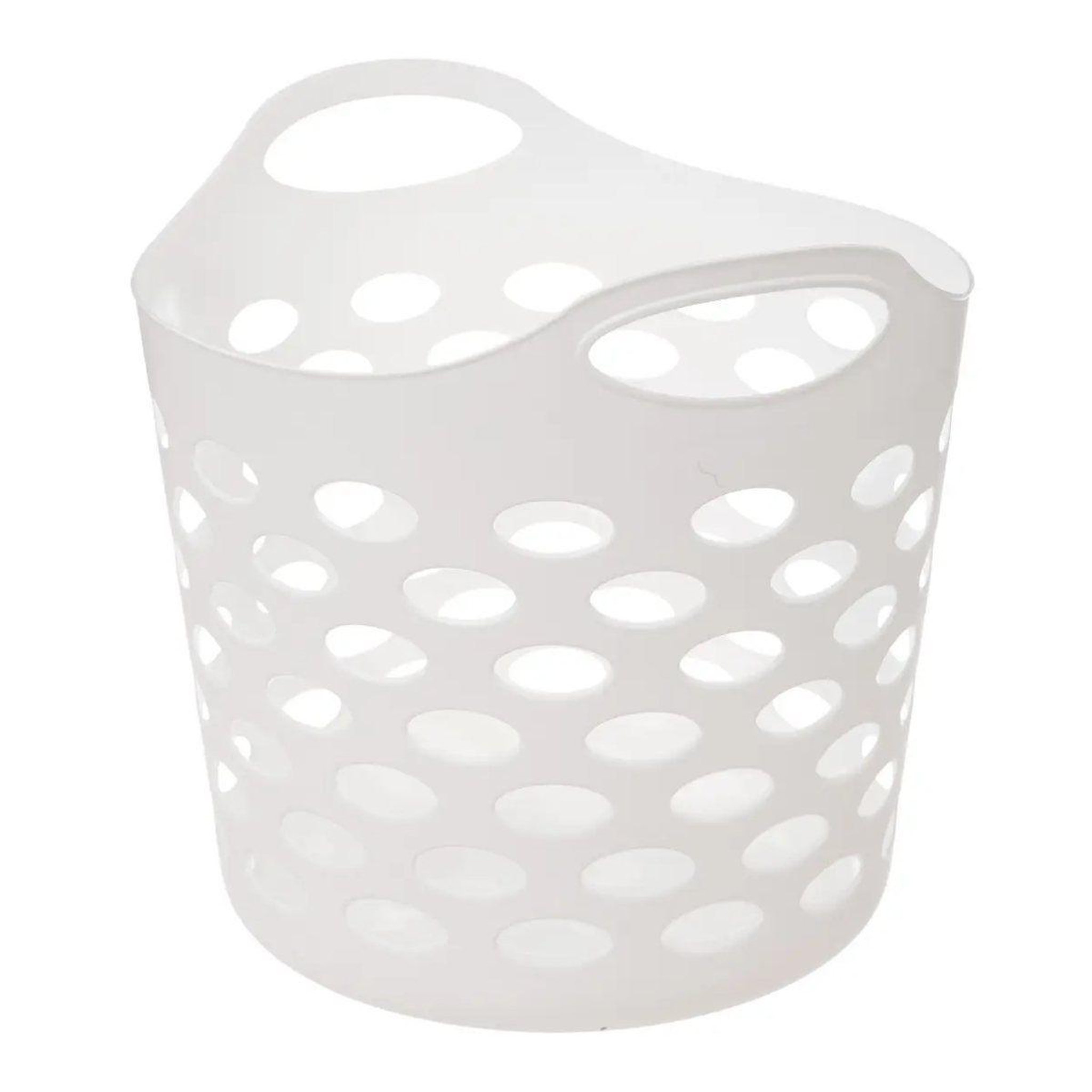 Voir la diapositive 1 : FIVE Panier à linge  flex  28l blanc