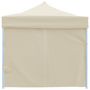 Voir la diapositive 4 : VIDAXL Tente de reception pliable avec 8 parois 3x9 m Blanc casse