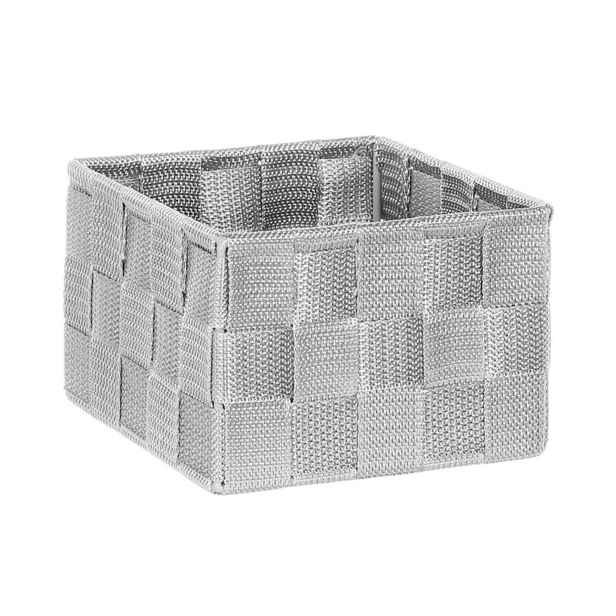 Voir la diapositive 4 : FIVE Lot de 4 Paniers de Rangement  Déco  28cm Gris Clair