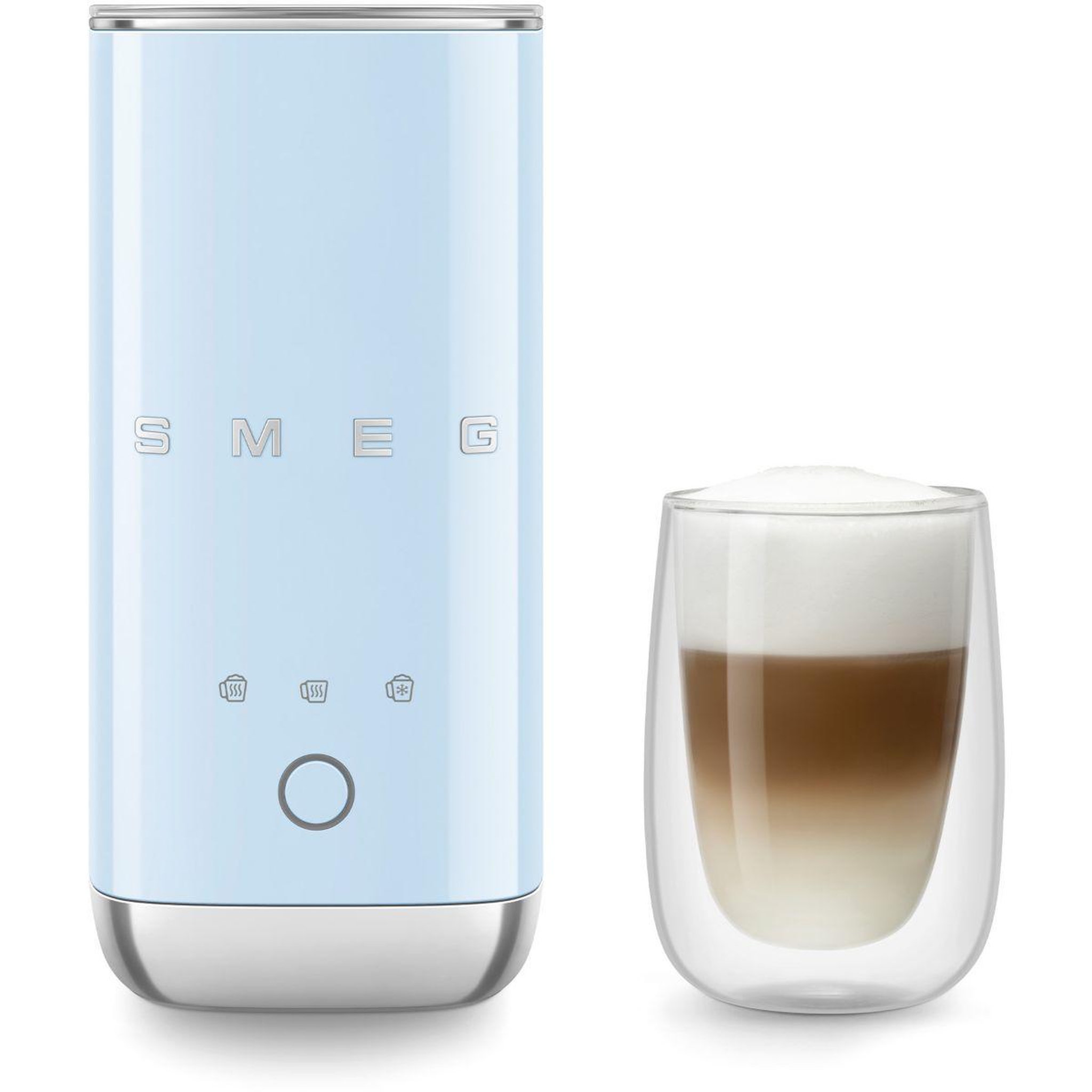 Voir la diapositive 3 : SMEG Mousseur à lait bleu années 50 mff02pbeu
