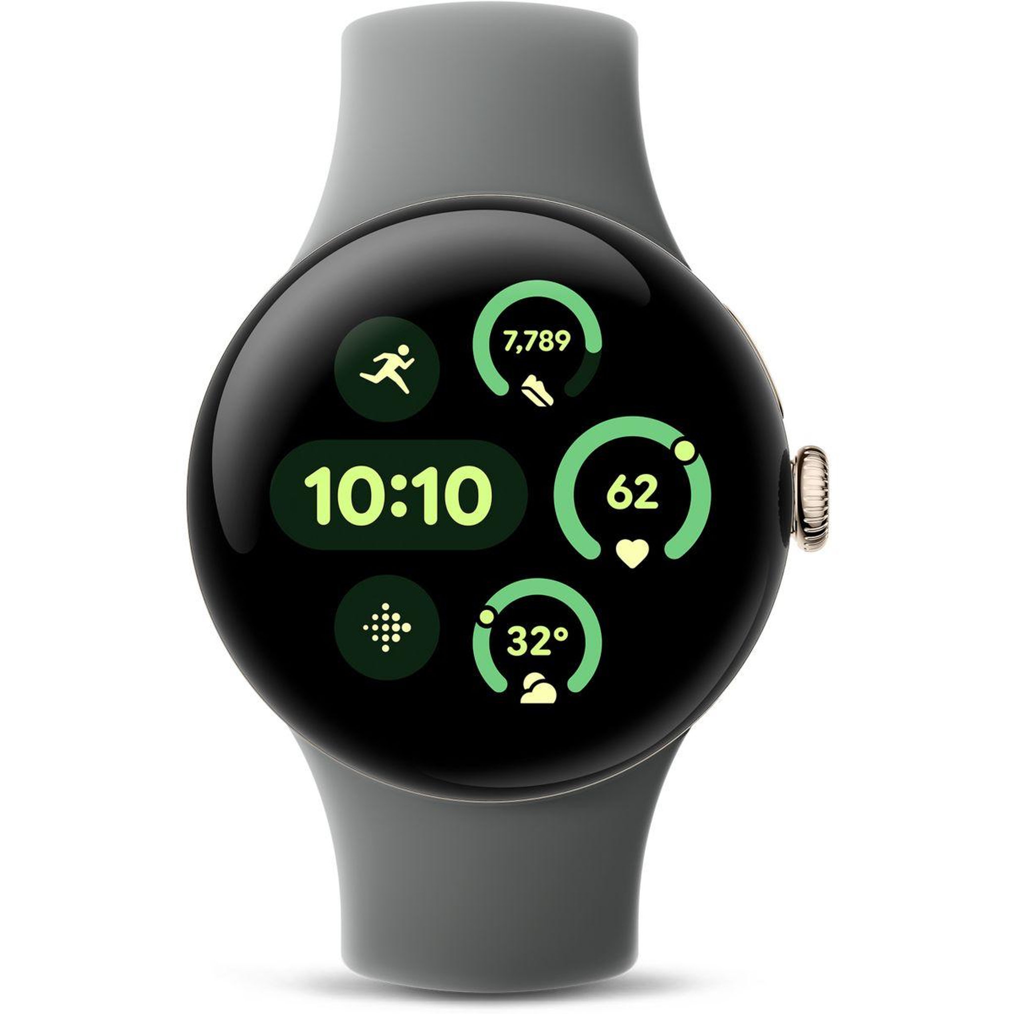 Voir la diapositive 2 : GOOGLE Montre connectée Pixel Watch 3 41 mm Champagne Doré 4G