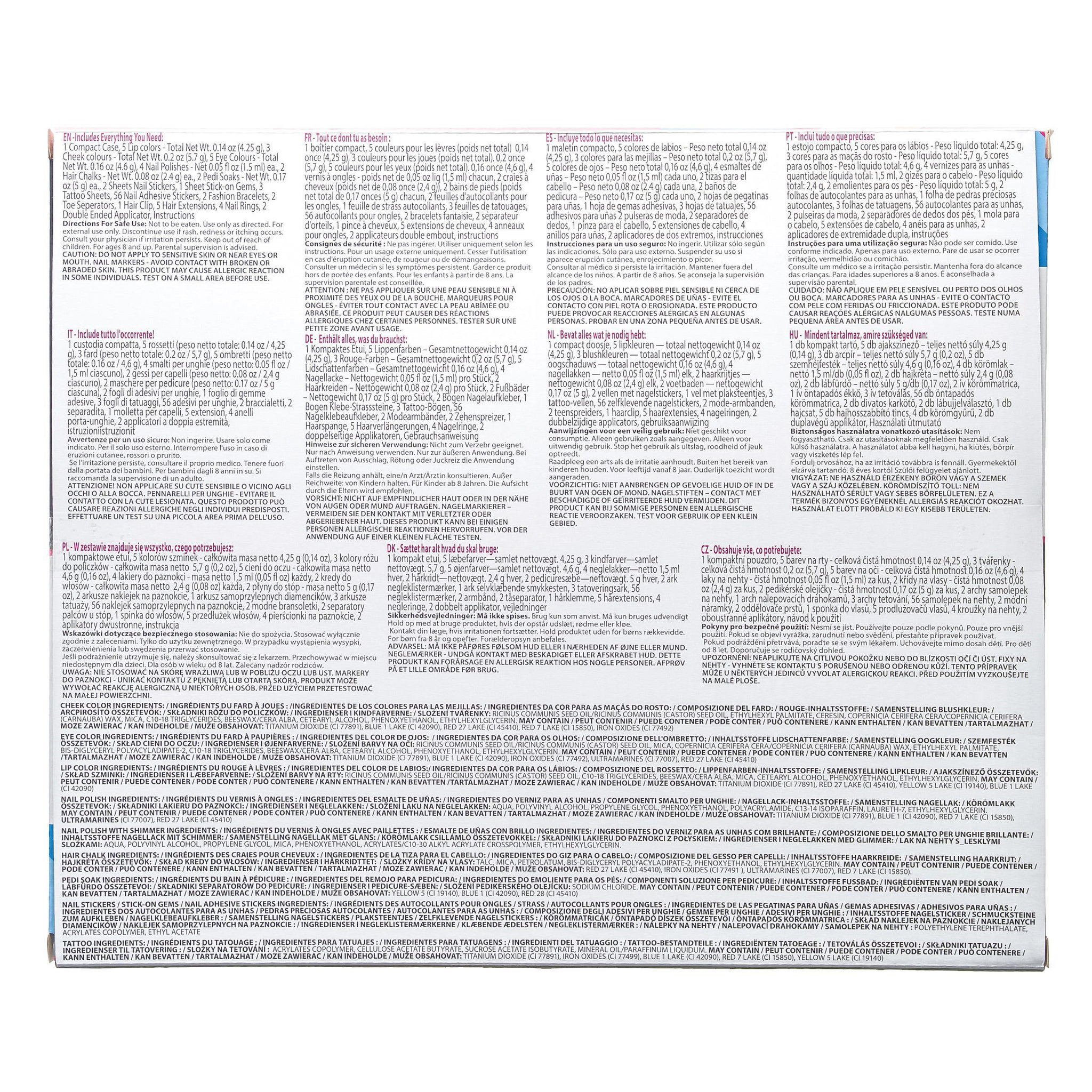 Voir la diapositive 4 : Lexibook Kit de beauté 9 en 1