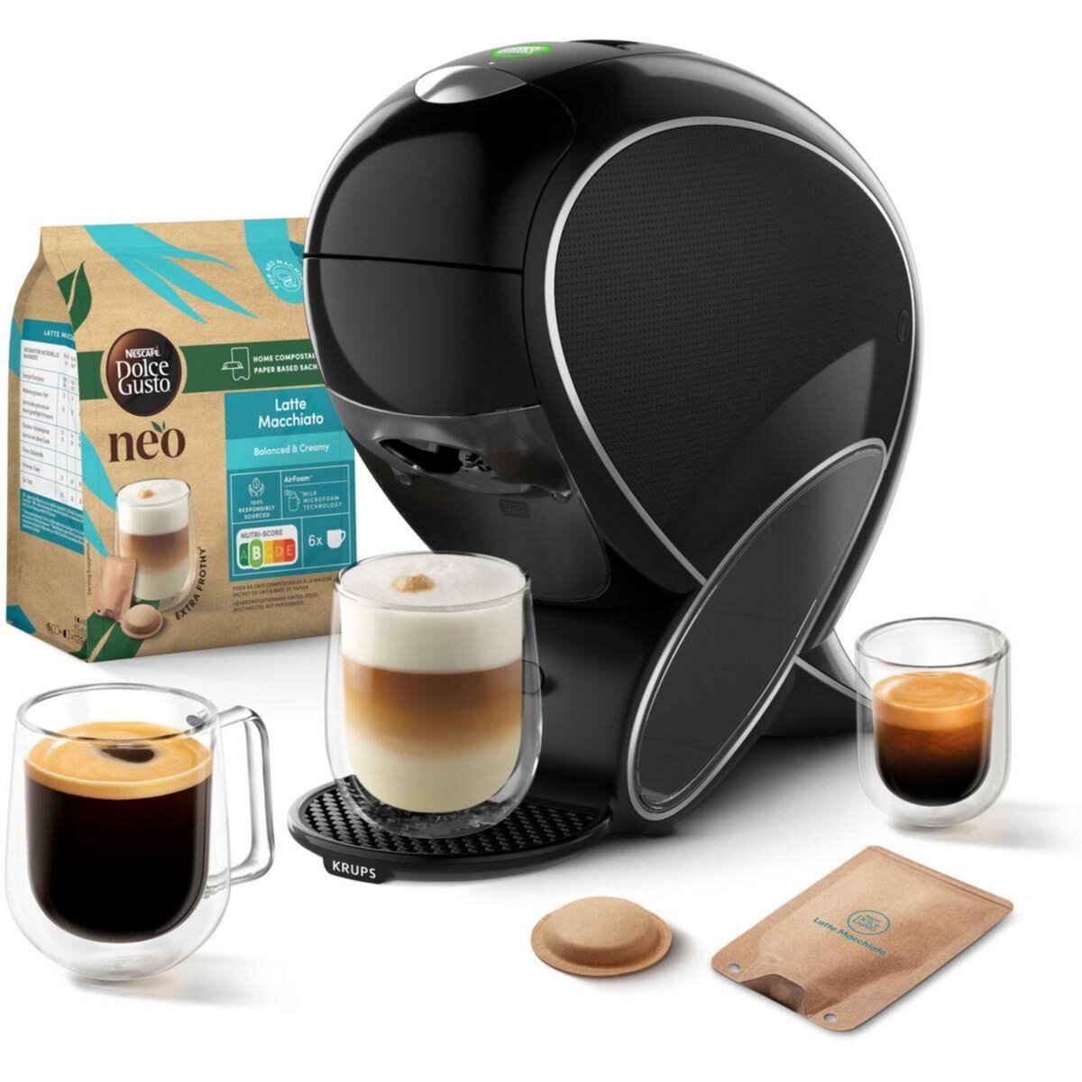 Nescafe Dolce Gusto Krups Infinissima Machine à café à capsules Noir à prix  pas cher