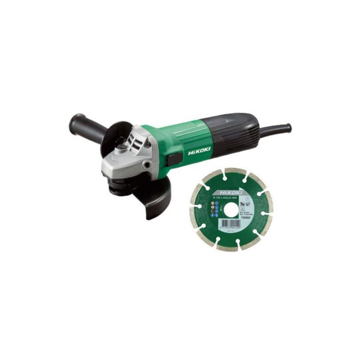 HIKOKI Pack de 2 meuleuses (G13STA 600 W G23ST 2000 W) avec 2 disques diamants en boîte carton HIKOKI KG23SAYBZ