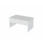 Voir la diapositive 1 : TOILINUX Table basse relevable en bois - Blanc