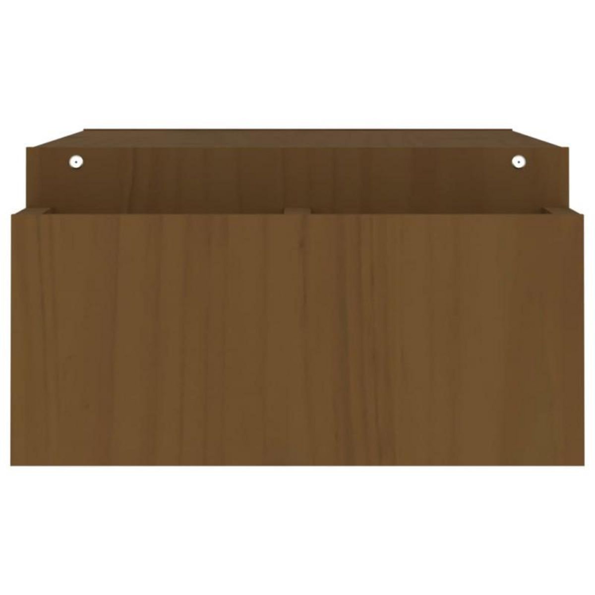 VIDAXL Support de moniteur Marron miel 100x27,5x15 cm Bois pin solide