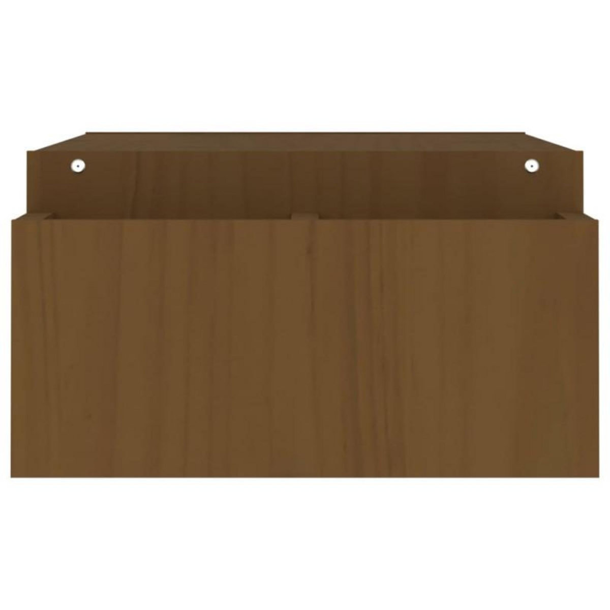 VIDAXL Support de moniteur Marron miel 100x27,5x15 cm Bois pin solide