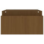 Voir la diapositive 6 : VIDAXL Support de moniteur Marron miel 100x27,5x15 cm Bois pin solide