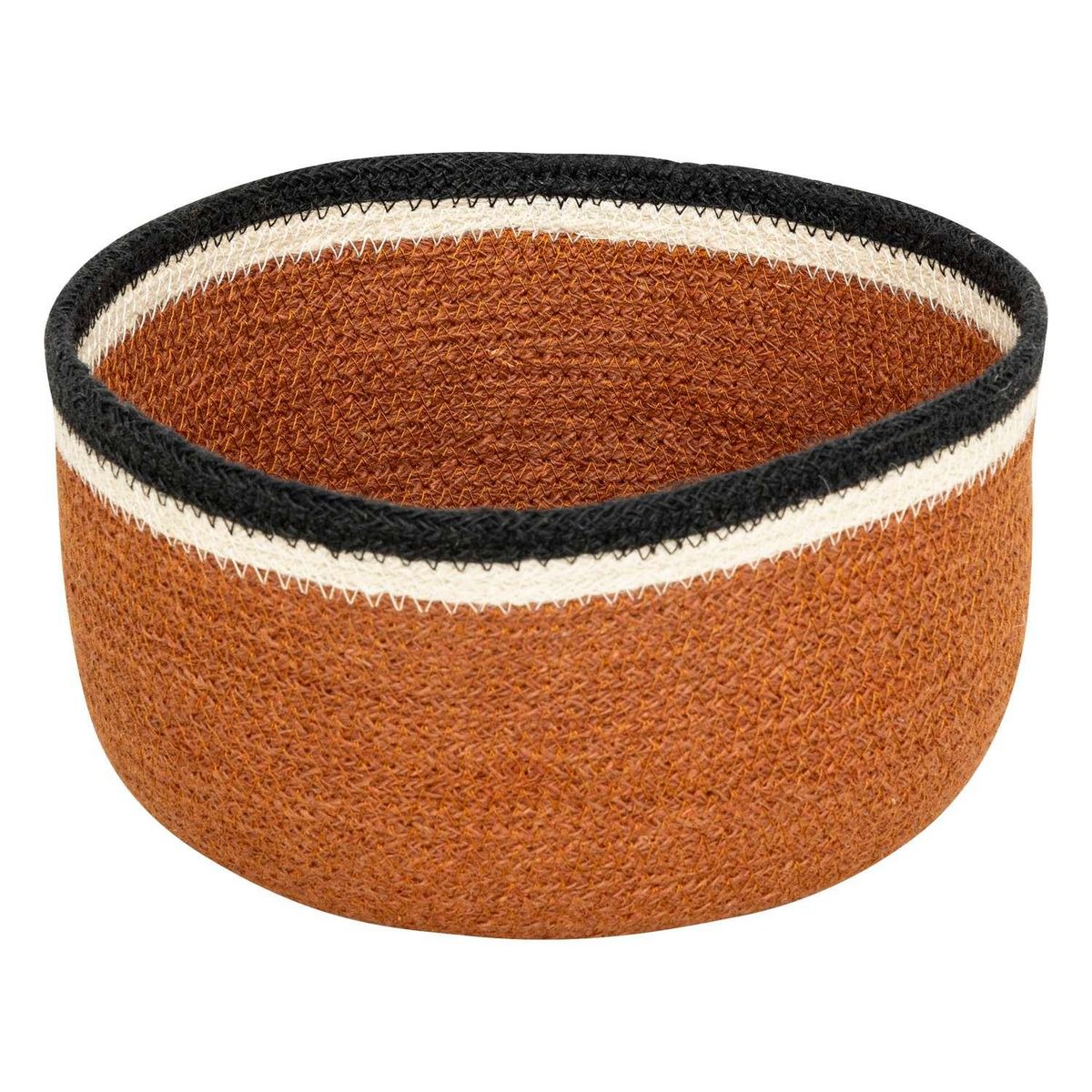 ATMOSPHERA Ensemble de 2 paniers en jute AUTOMNE - Beige et orange