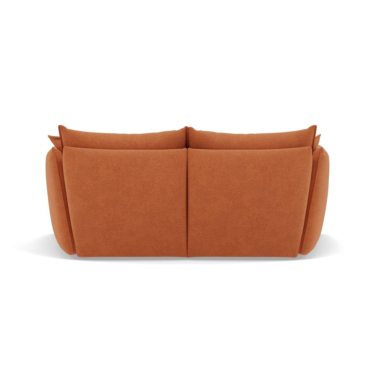 LISA DESIGN Cassiopee - canapé droit 3 places assise profonde en tissu texturé