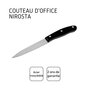 Voir la diapositive 4 : NIROSTA Ensemble de 2 Couteaux d'office universel 22 cm Nirosta Fit