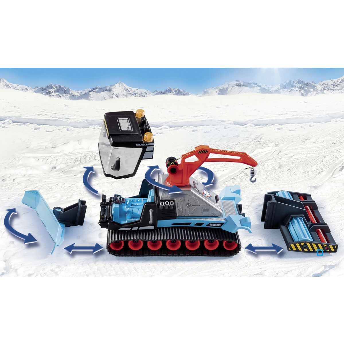 PLAYMOBIL 9500 - Family Fun - Agent avec chasse-neige
