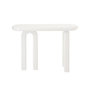 Voir la diapositive 2 : Paris Prix Console Ovale Design  Archie  120cm Blanc