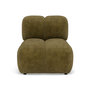Voir la diapositive 1 : LISA DESIGN Grace - module d'assise en velours texturé