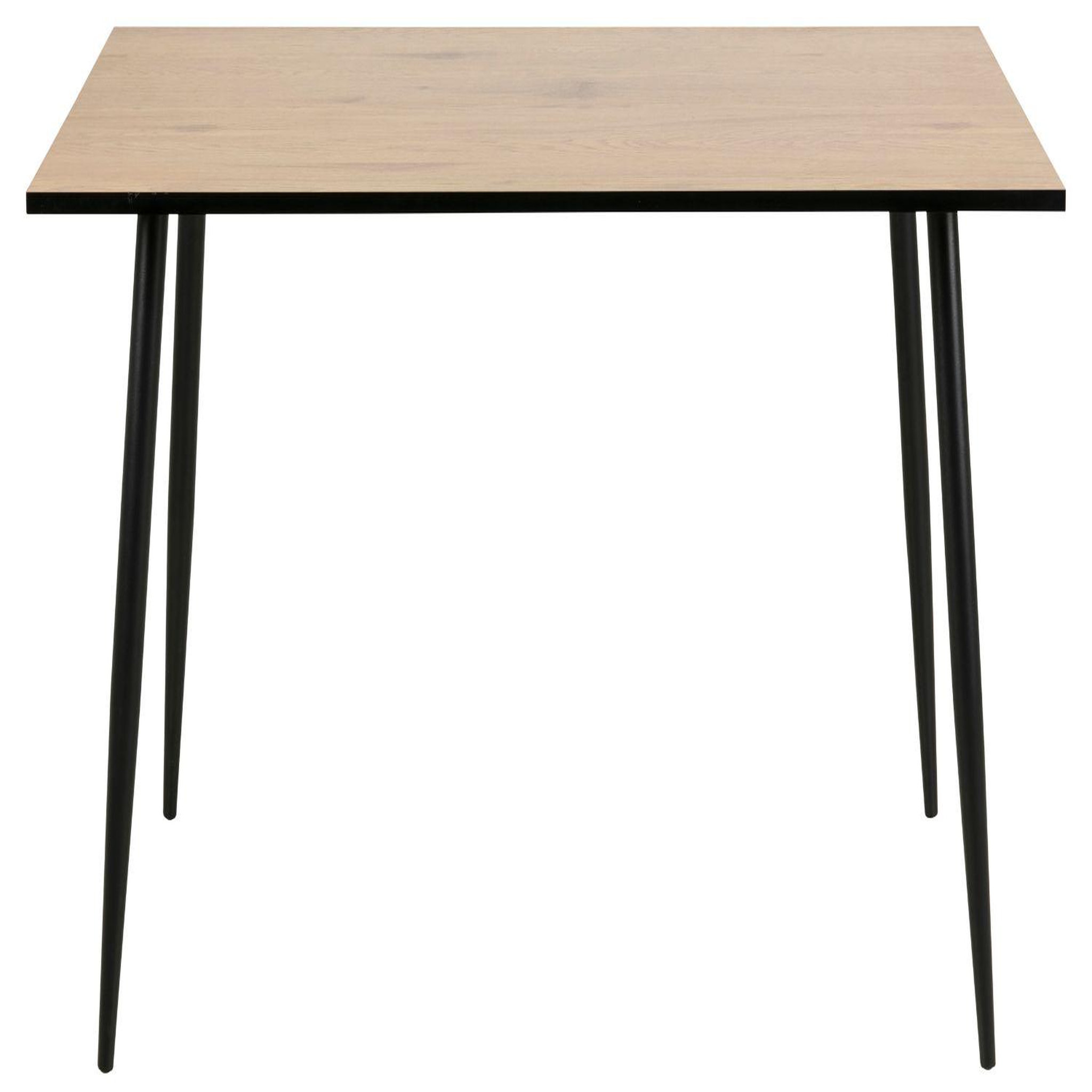 Voir la diapositive 4 : CONCEPT USINE Table à manger 4 personnes bois et noir 120cm mira