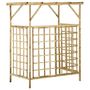 Voir la diapositive 5 : VIDAXL Pergola de jardin pour poubelles doubles Bois de pin impregne