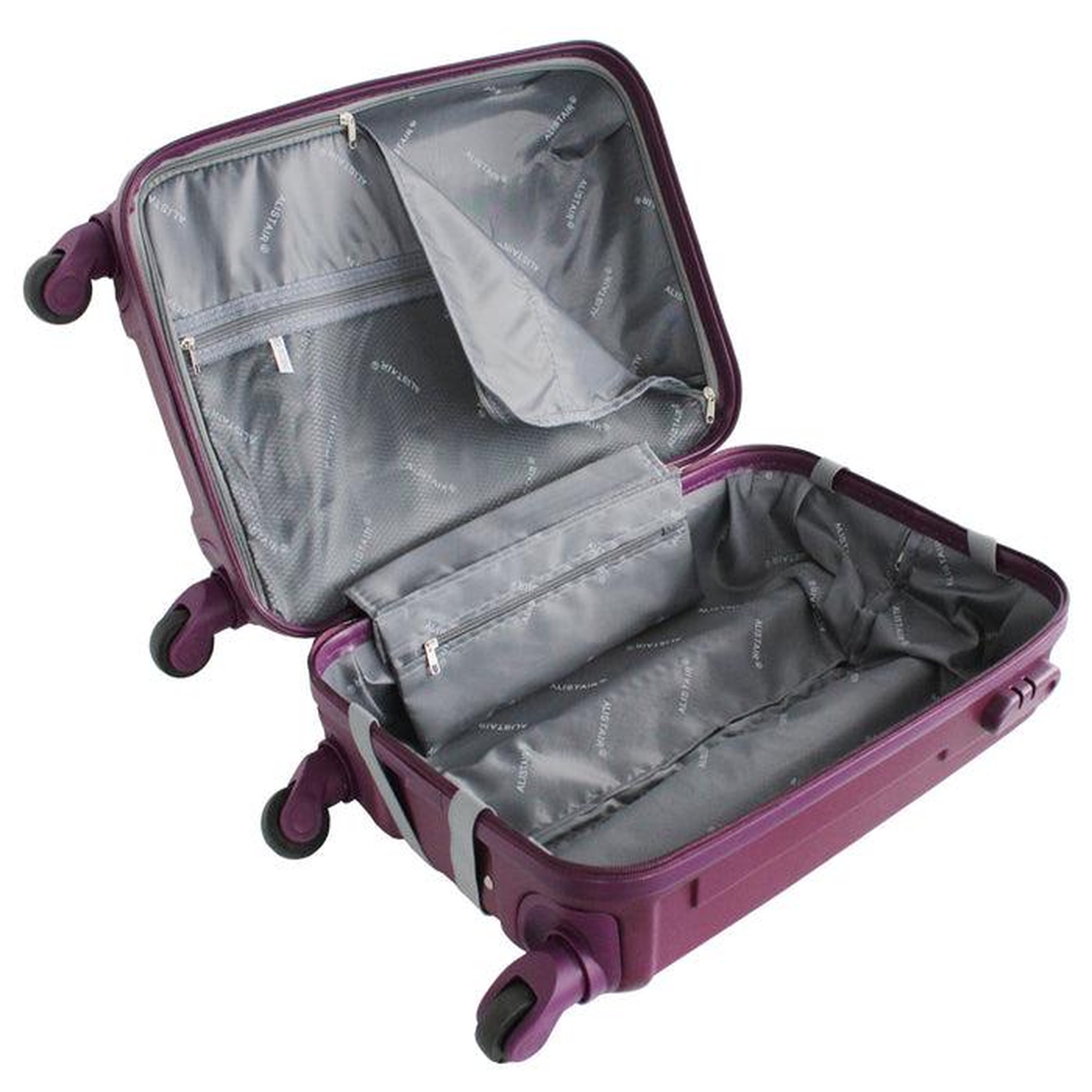 Voir la diapositive 4 : Alistair Valise cabine Alistair - Collection Iron - 4 roues - ABS ultra résistant - Noir