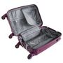 Voir la diapositive 4 : Alistair Valise cabine Alistair - Collection Iron - 4 roues - ABS ultra résistant - Noir