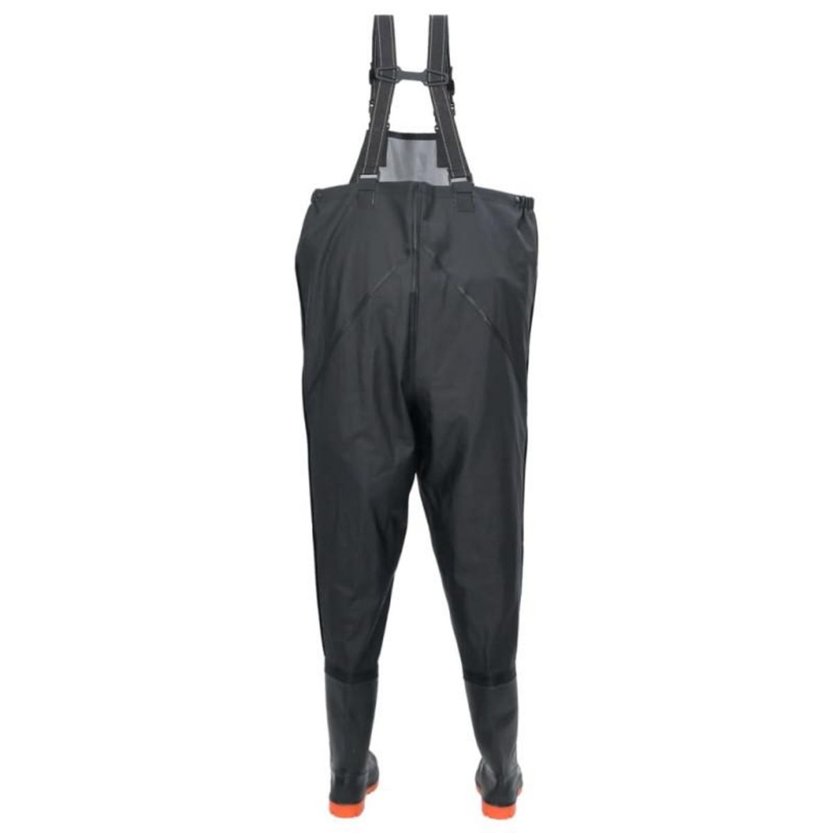 VIDAXL Cuissardes avec bottes noir taille 43