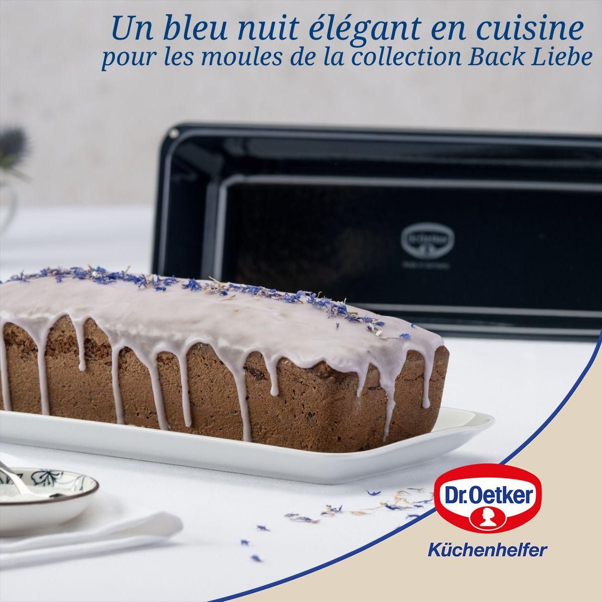 DR.OETKER Ensemble de 2 Moules à cake 30 cm Dr Oetker Back Liebe