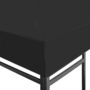 Voir la diapositive 4 : VIDAXL Toile de toit de belvedere 270 g/m^2 3x3 m Noir