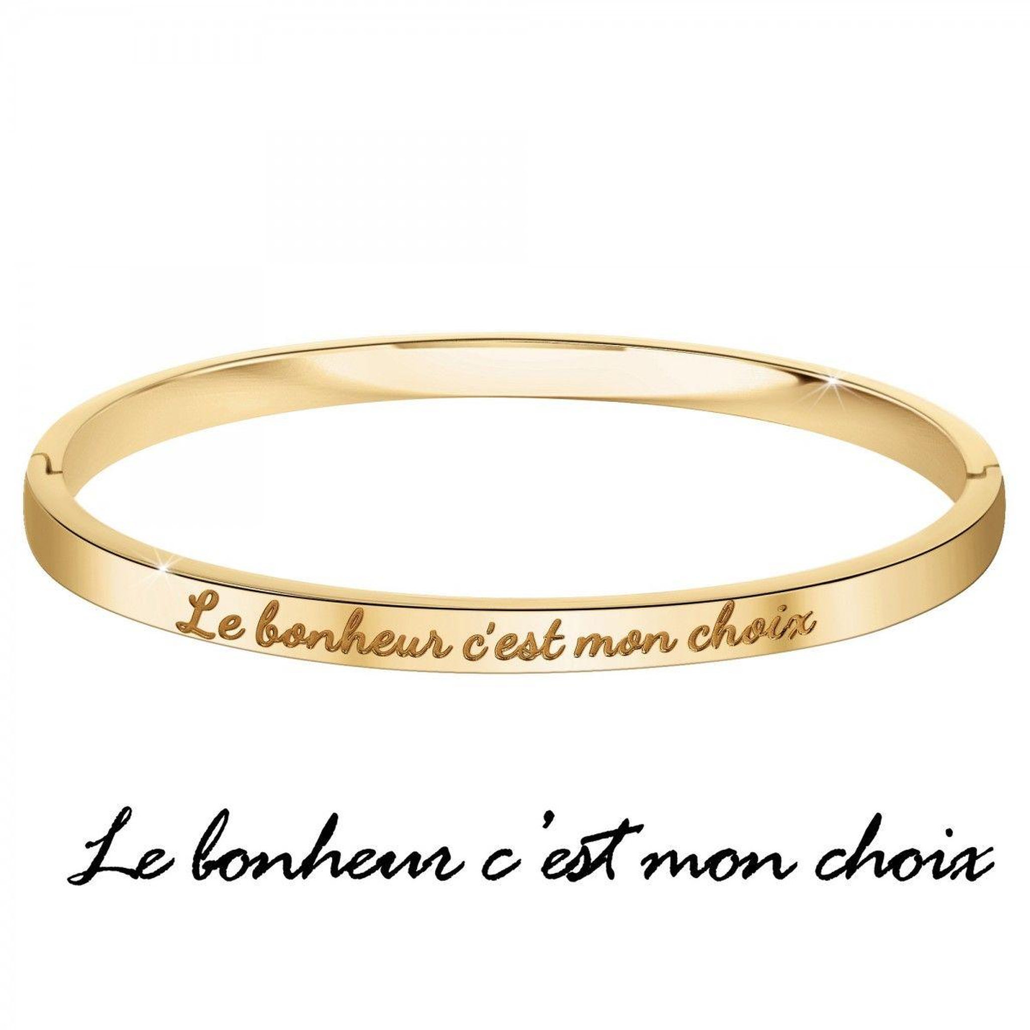 Voir la diapositive 3 : SC CRYSTAL Le bonheur c'est mon choix - Bracelet par SC Crystal