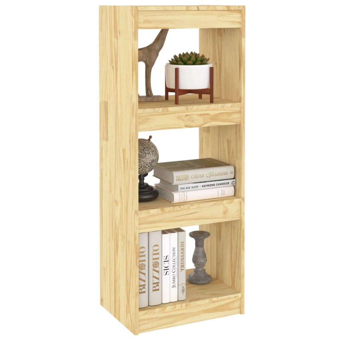 VIDAXL Bibliotheque/Separateur de piece 40x30x103,5 cm pin massif