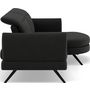 Voir la diapositive 6 : LISA DESIGN Terry - canapé d'angle droit 4 places avec têtières réglables en tissu texturé