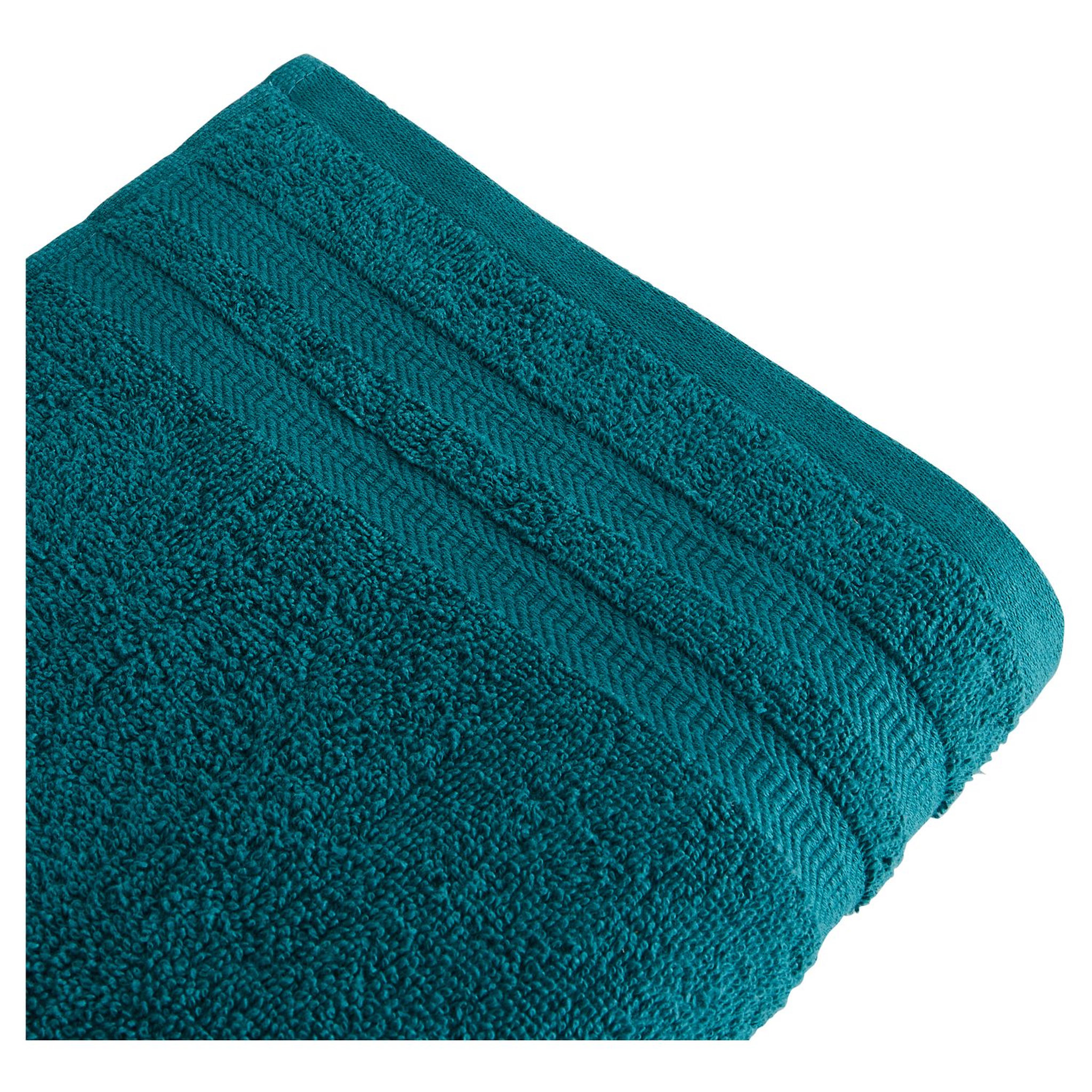 Voir la diapositive 2 : ACTUEL Maxi drap de bain uni en coton 450 g/m²