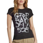 G-Star Raw T-shirt  Femme G-Star Raw D24714. Coloris disponibles : Noir