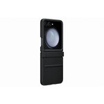 Samsung Coque Z Flip 5 Simili Cuir design Noir