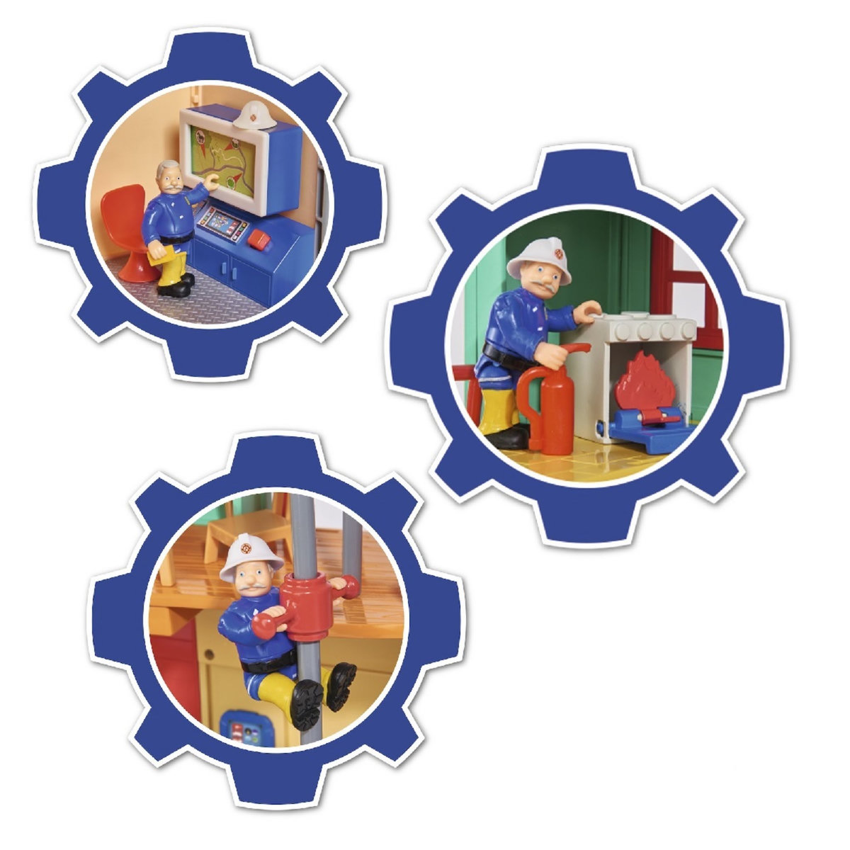 SMOBY La caserne de pompier Pontypandy - Sam le Pompier