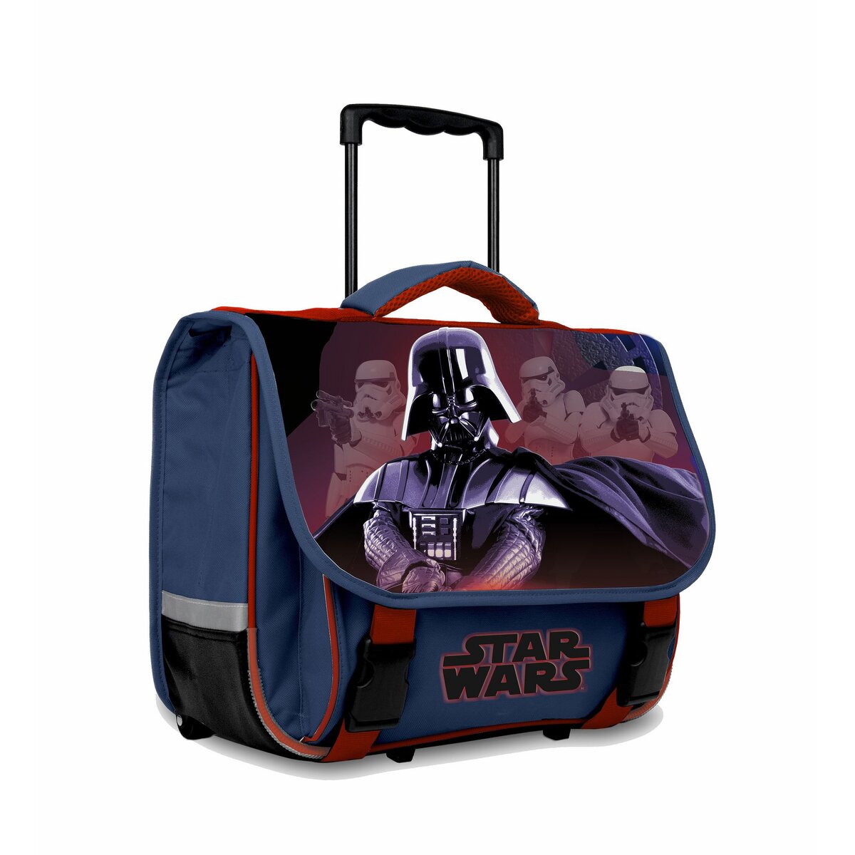 Cartable roulettes Star Wars 38 cm Dark Vador pas cher Auchan.fr