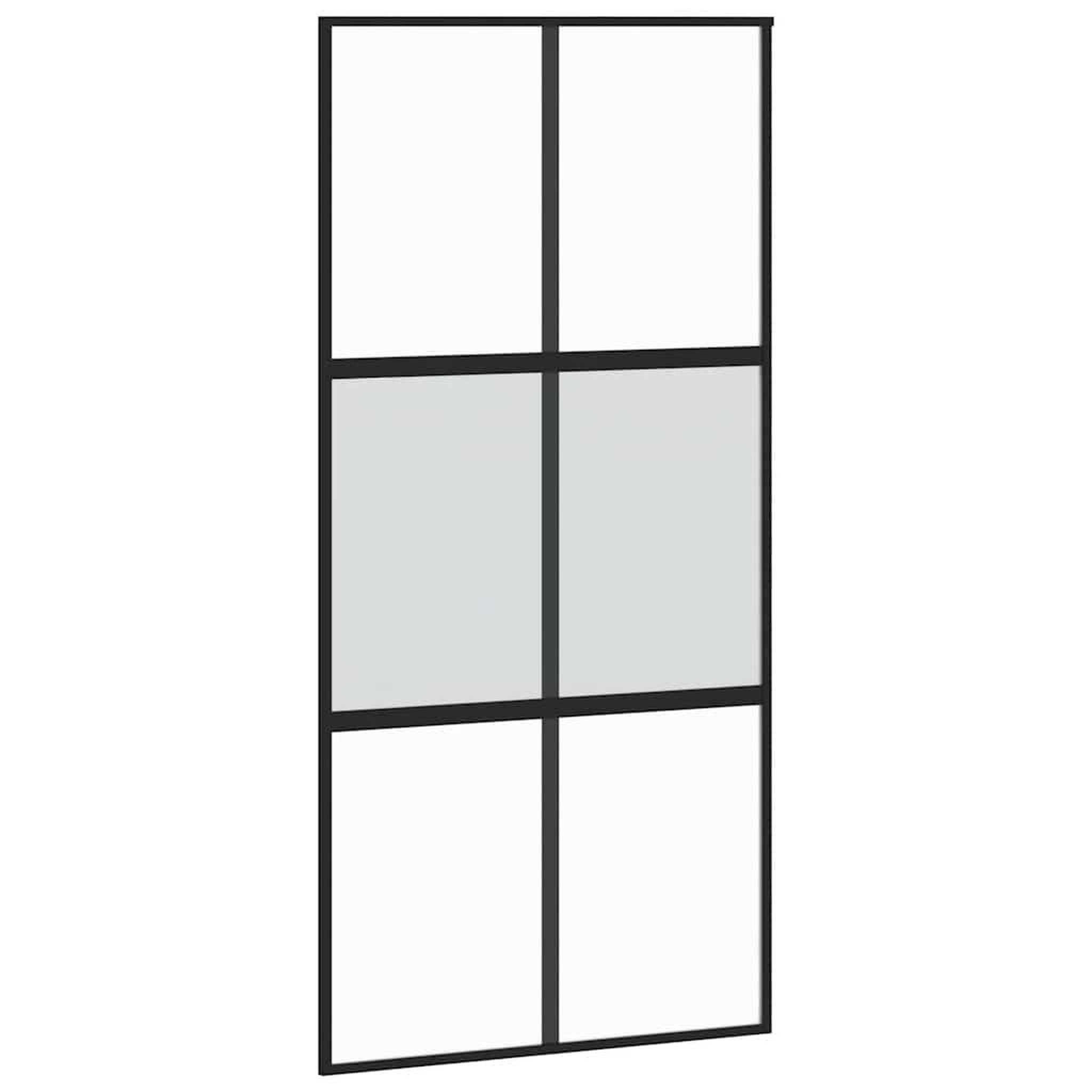 Voir la diapositive 4 : VIDAXL Porte coulissante kit de quincaillerie trempe verre aluminium